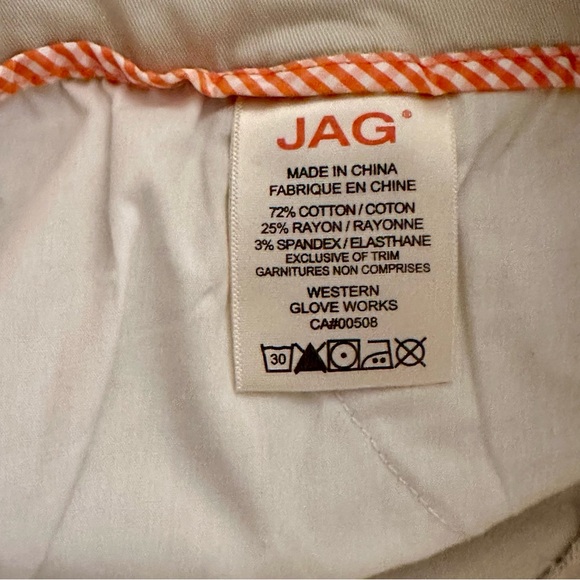 Jag Jeans Ainsley 8” Pull-On Light Khaki Shorts Plus Size 18W - Picture 5 of 6